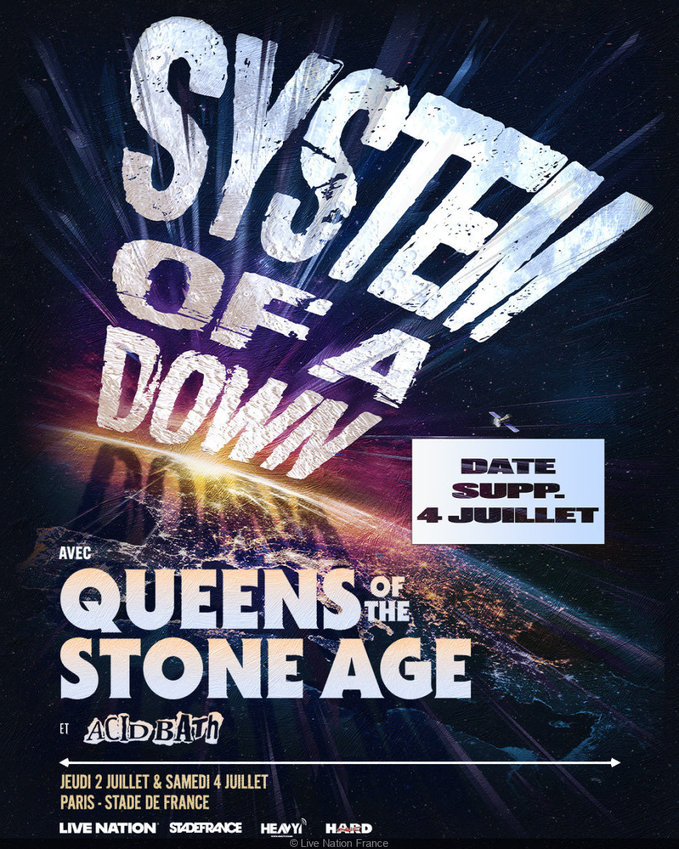 System of a Down - Zénith de Nantes - Dimanche 18 janvier 2026 à 20h