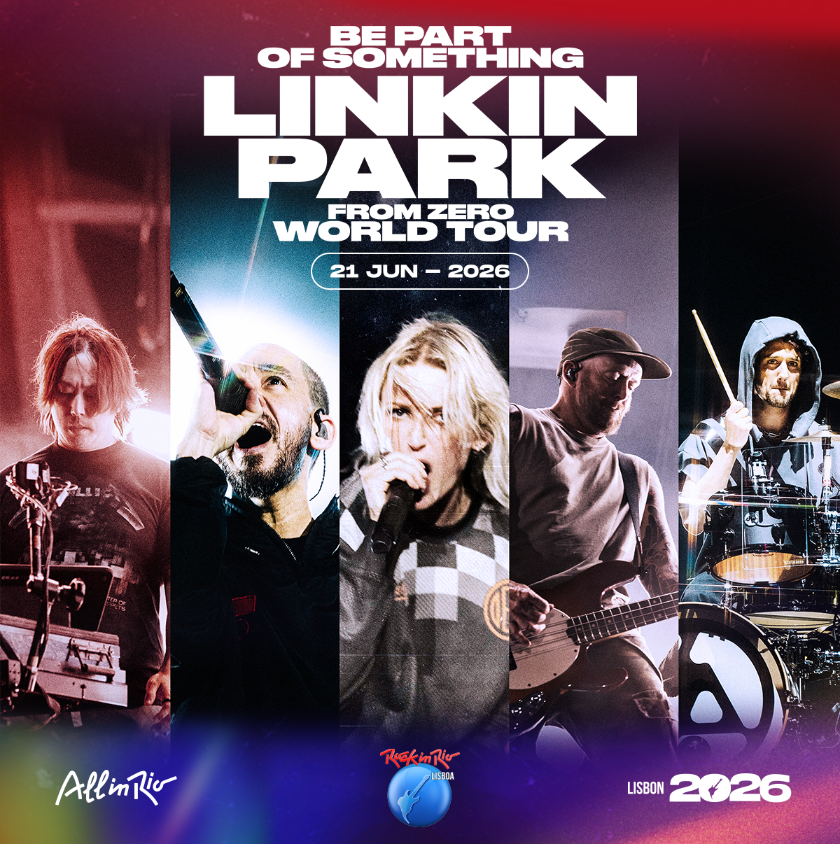 Linkin Park - From Zero Tour - Accor Arena de Paris - Vendredi 19 juin 2026 à 20h